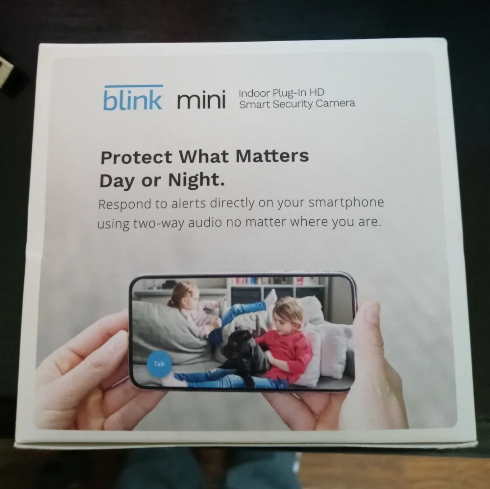 COPY - NEW!!!Blink Mini Indoor Plug in Smart Security Camera